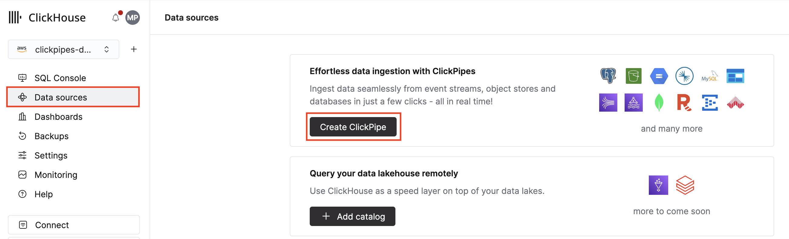 Выберите импорты